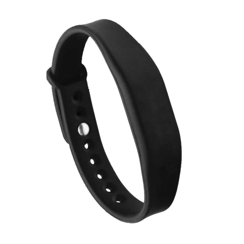 Black Color 13.56MHz NFC Silicone Wristband – Waterproof RFID Tag