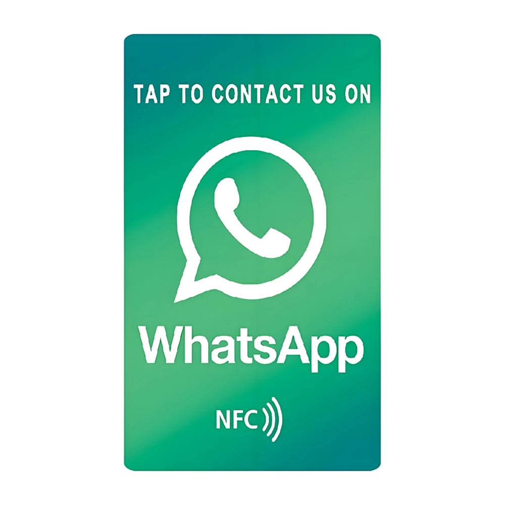 NFC Review Card for Google, Facebook & Instagram Links